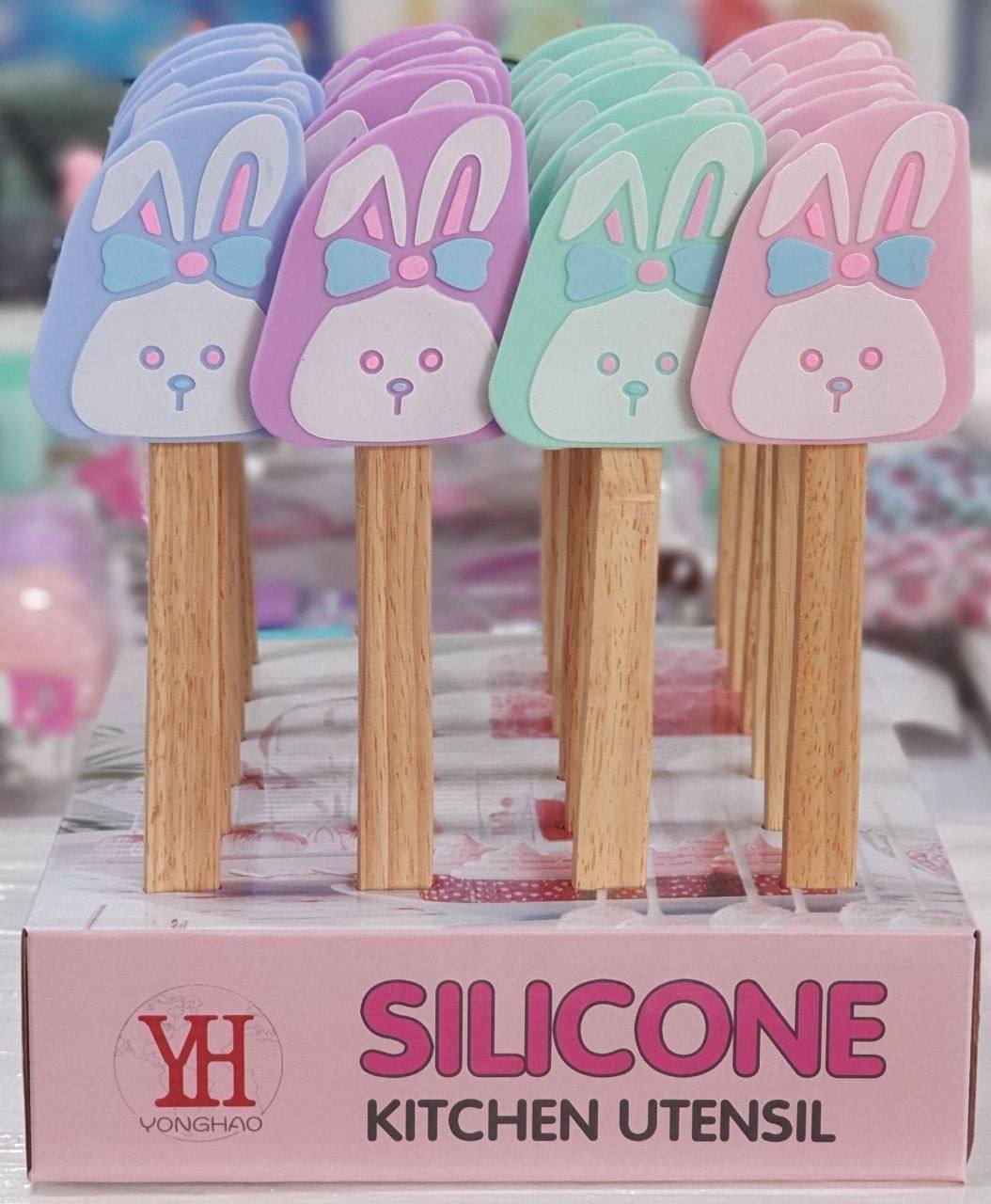 لیستک دسته چوبی طرح خرگوش (24 عددی)