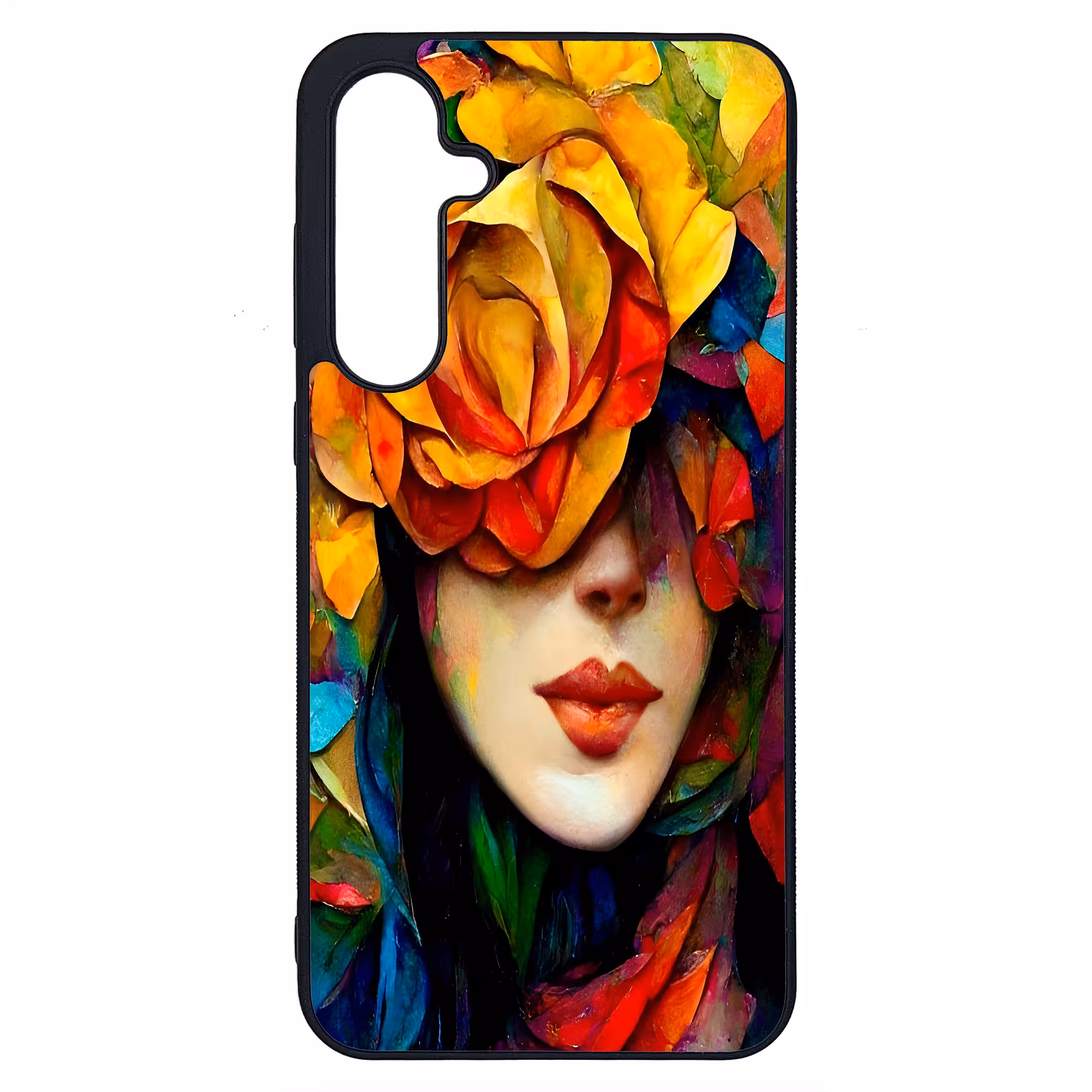 کاور طرح نقاشی چهره کد G-043 مناسب برای گوشی موبایل سامسونگ Galaxy A55 | دیجی قاب دونی