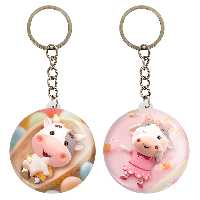 جاکلیدی خندالو مدل گاو کد 34083409 مجموعه 2 عددی