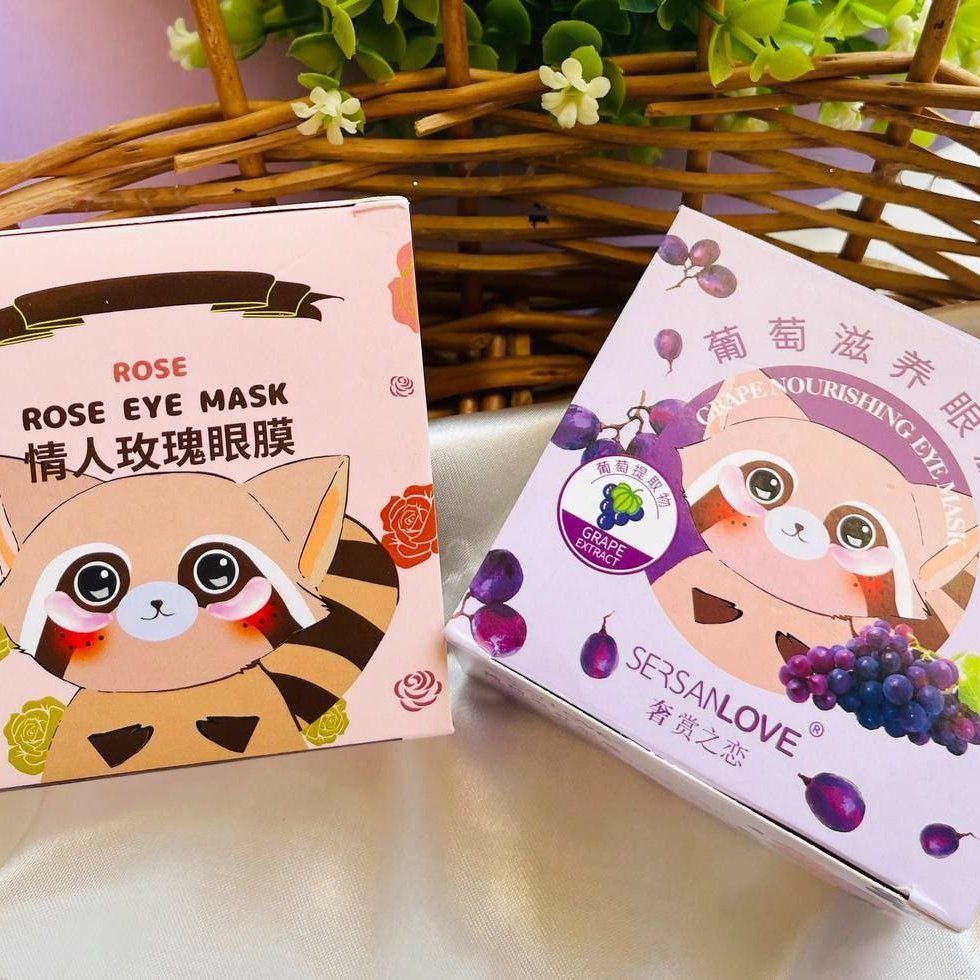 ماسک دور چشم کاسه ای ژله ای اورجینال سرسان لاو با دوعصاره نارگیل و انگور