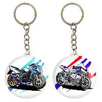 جاکلیدی خندالو مدل موتور سیکلت کد 1034310345 مجموعه 2 عددی