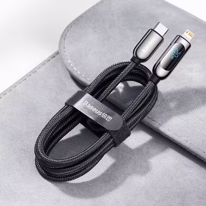 کابل تبدیل لایتنینگ به USB C باسئوس مدل CATLSK-01 طول 1 متر