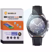 محافظ صفحه نمایش شیشه ای آلتیمیت شیلد مدل SH-UL مناسب برای ساعت هوشمند سامسونگ Galaxy Watch 3 41mm بسته دو عددی