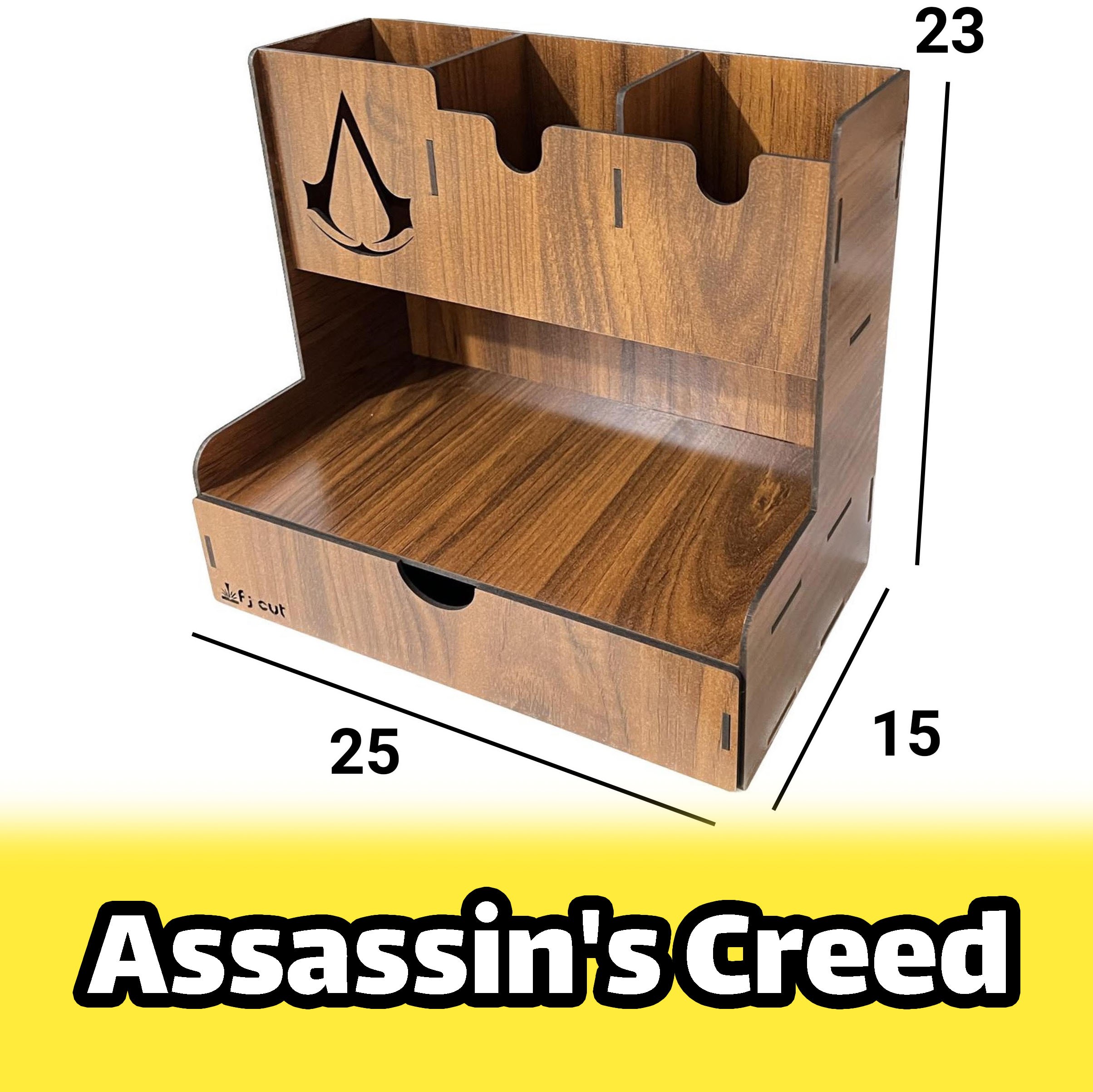 جامدادی رومیزی دانش آموزش طرح Assassin s Creed اساسینز کرید استند لوازم اداری (پس کرایه)