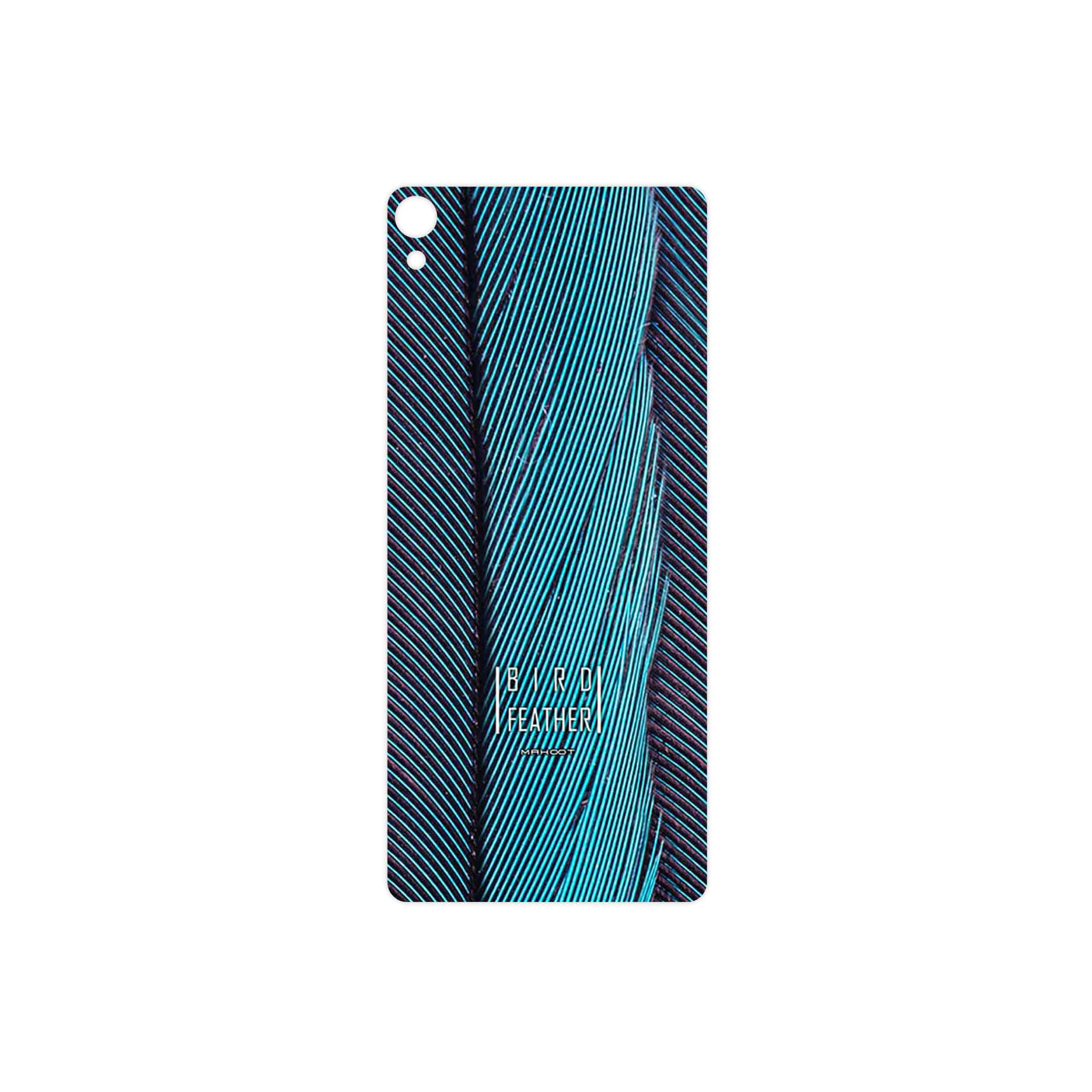 برچسب پوششی ماهوت مدل Turquoise feathers مناسب برای گوشی موبایل سونی Xperia XA
