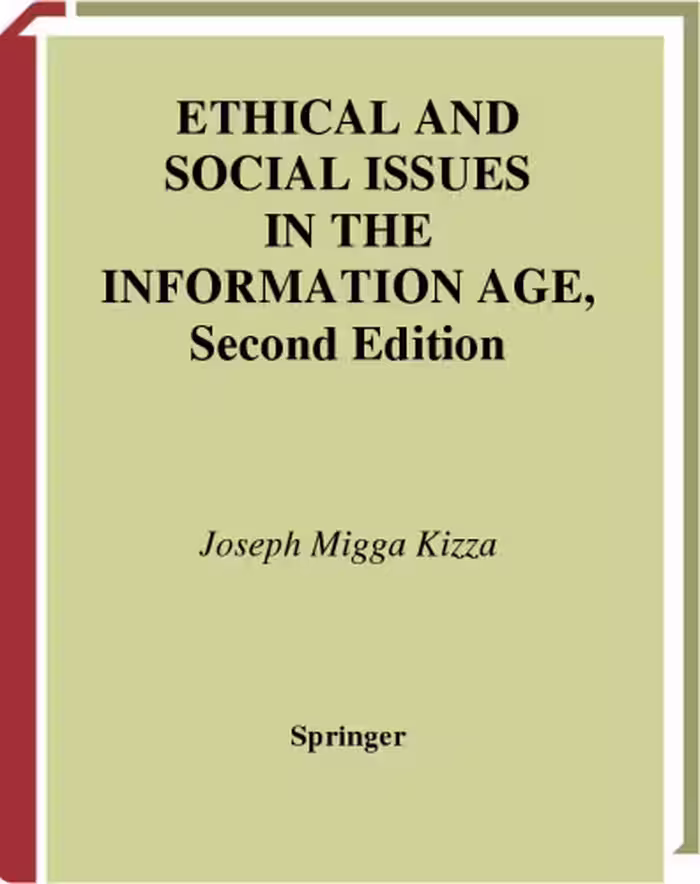 خرید و دانلود نسخه کامل کتاب Ethical and Social Issues in the Information Age