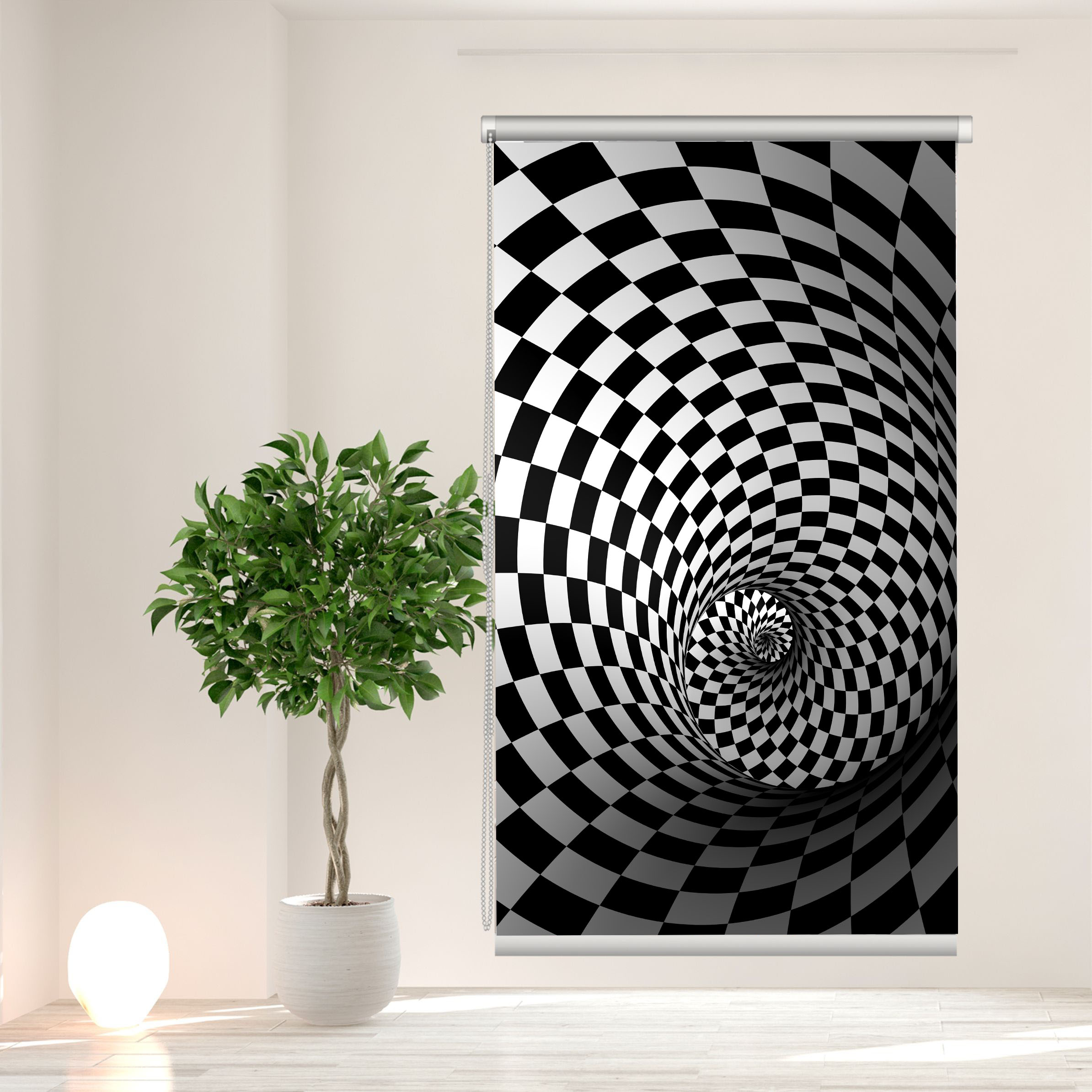پرده شید مدل 3D.106 سایز 70x180 سانتیمتر