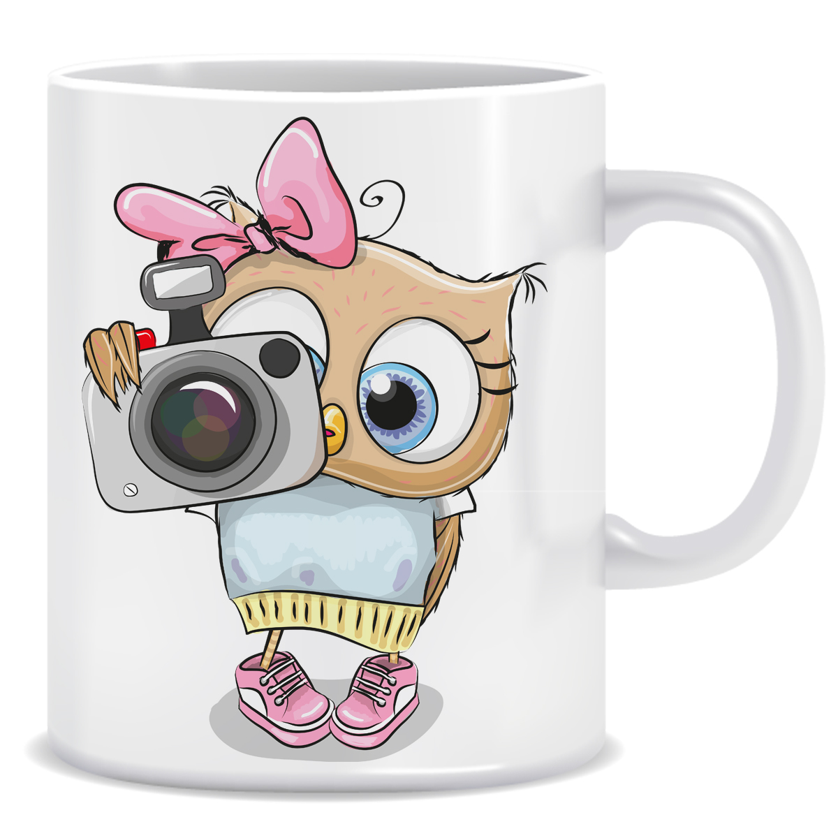 ماگ طرح جغد عکاس کد 120