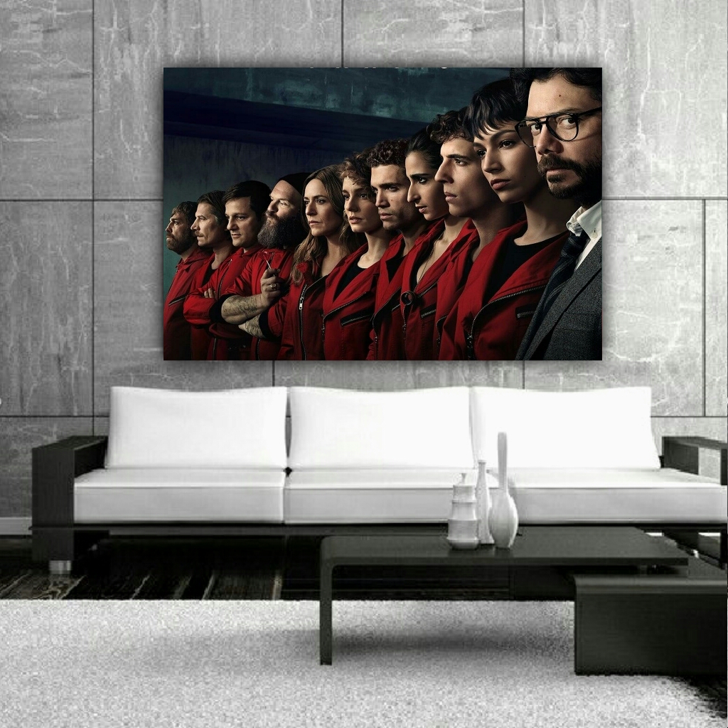 تابلو شاسی طرح مانی هیست کد BL168