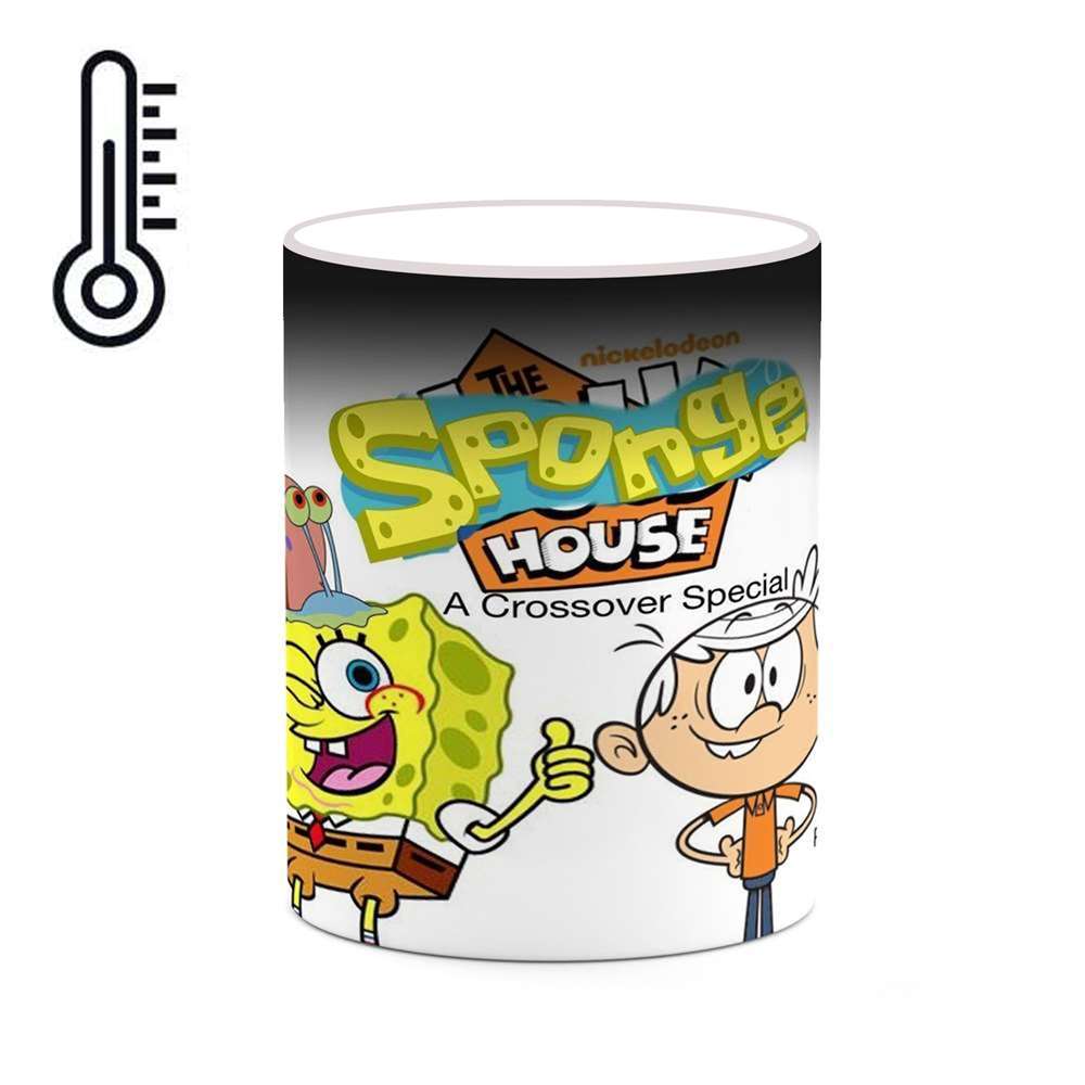 ماگ حرارتی کاکتی طرح کارتون The Loud House مدل mgh23439