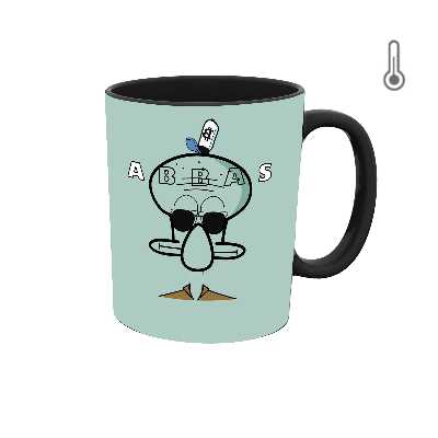 ماگ حرارتی طرح اسم عباس مدل اختاپوس