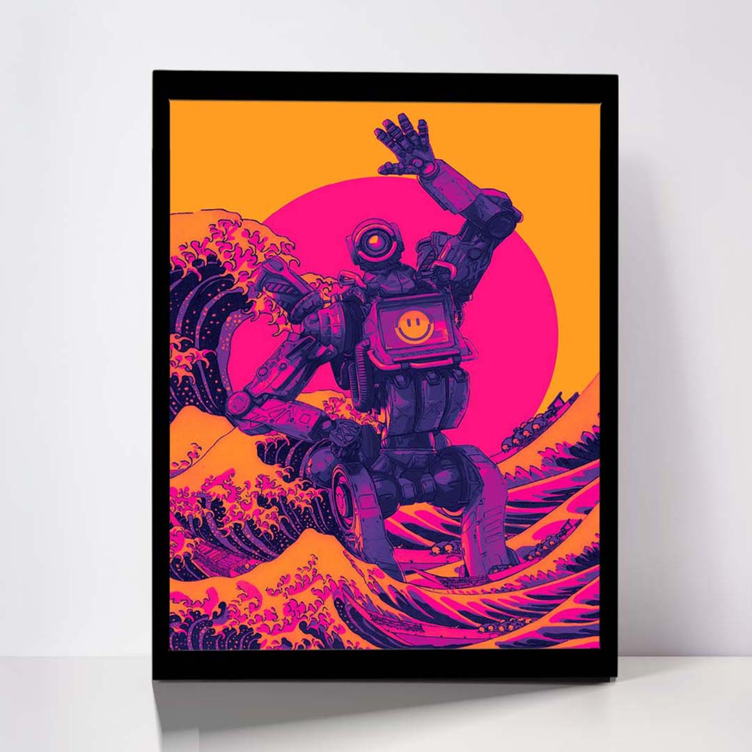 تابلو مدل GREAT WAVE کد F-7008