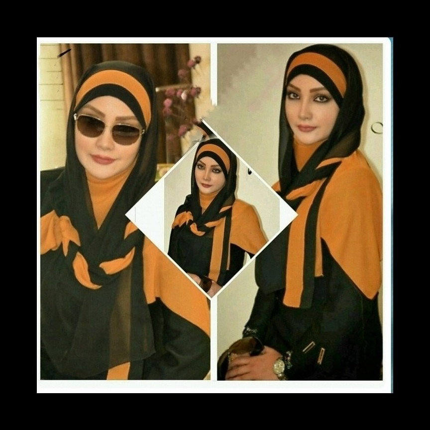 شال حجاب شال حریر زنانه و دخترانه شال فانتزی شیک  و مجلسی 