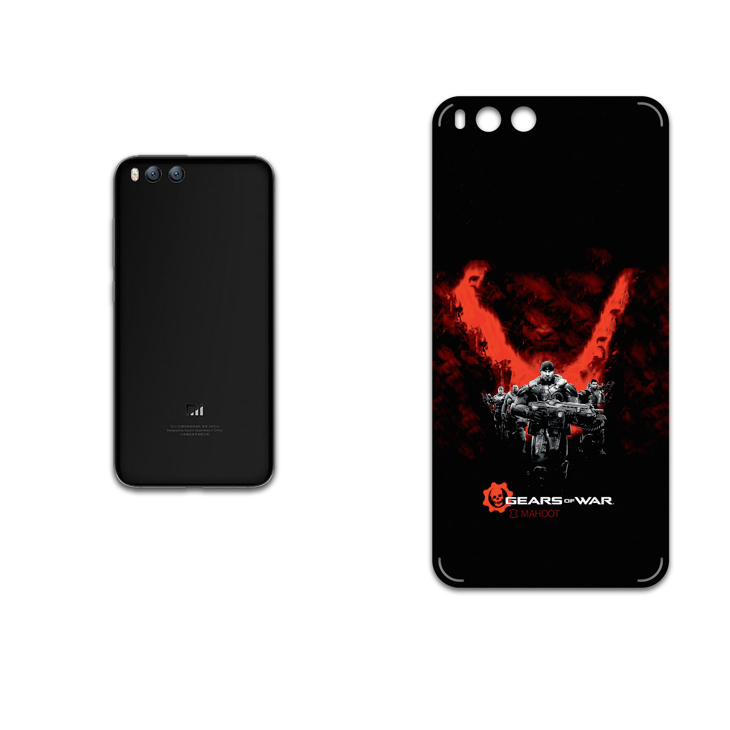 برچسب پوششی ماهوت مدل GEARS-OF-WAR-Game مناسب برای گوشی موبایل شیائومی Mi 6