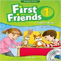 American First Friends 1 SB DVD کتاب امریکن فرست فرندز 1 (رحلی-A4)