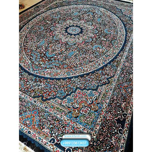 فرش کرمان طرح درنا زیبا