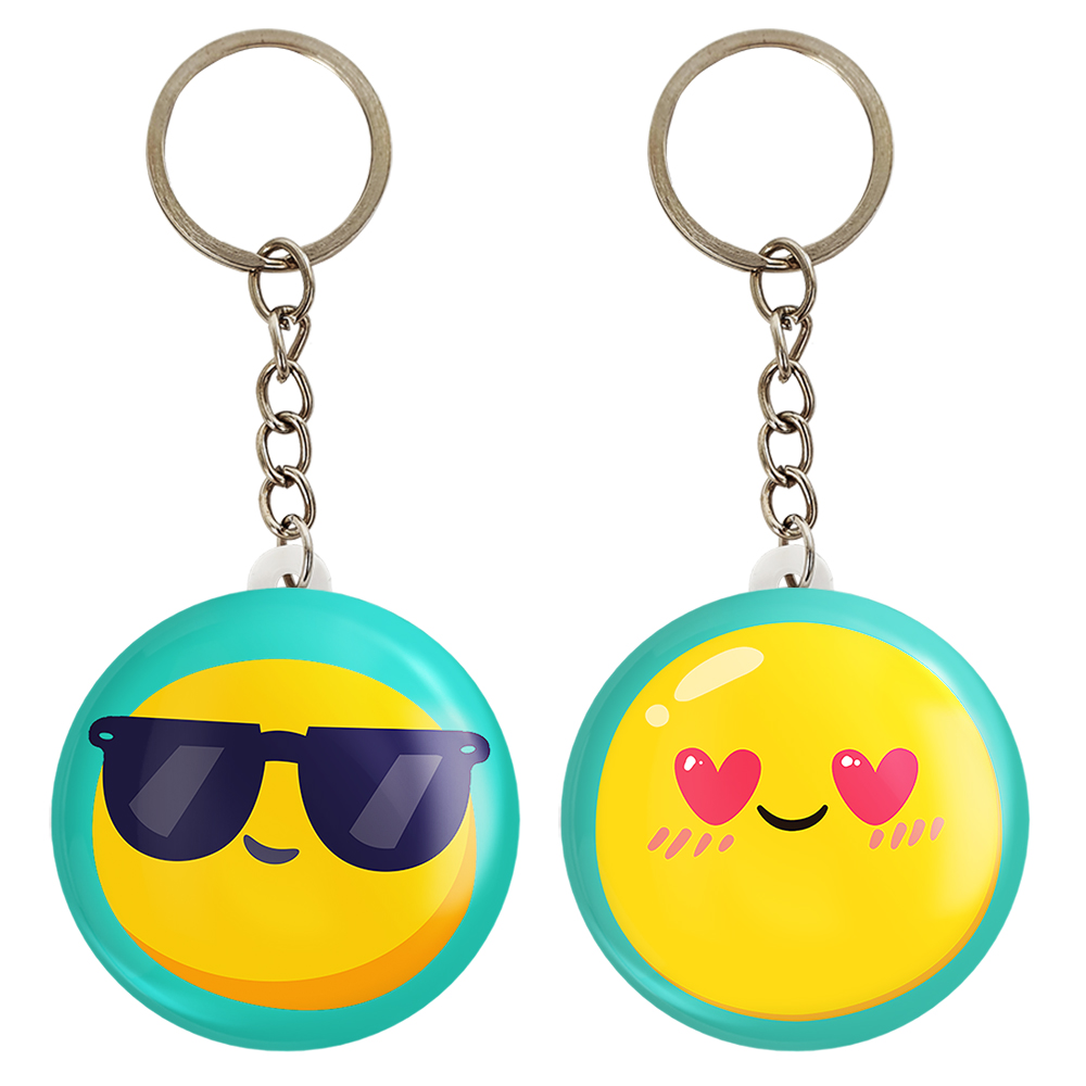 جاکلیدی خندالو مدل ایموجی کد 30022993 مجموعه 2 عددی