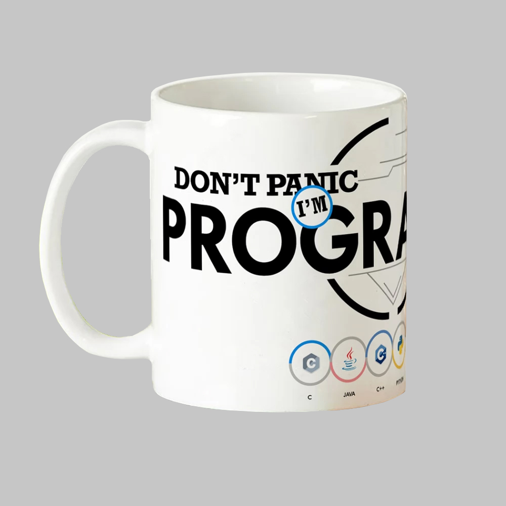 ماگ طرح دانشجو برنامه نویسی