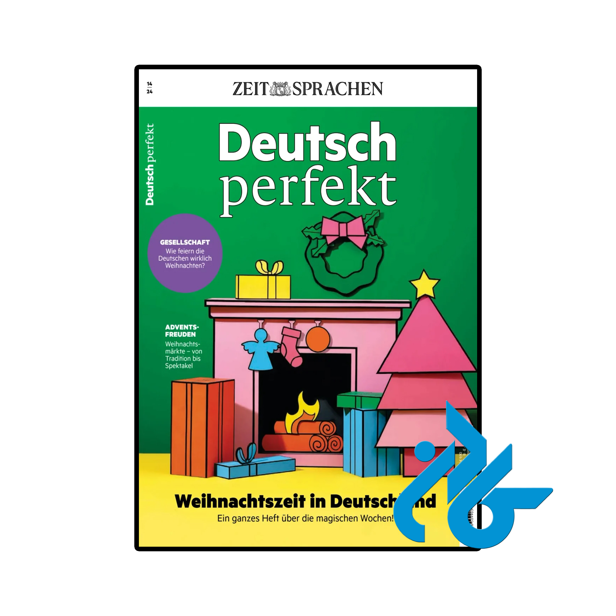 مجله آلمانی Deutsch perfekt Weihnachtszeit in Deutschland