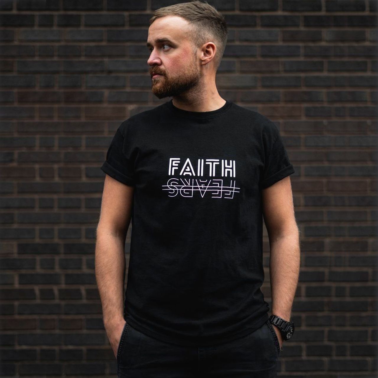 تیشرت نخ پنبه سوپر مردانه تیشرت مردانه مشکی محرم فری سایز مناسب ایکس لارج و 2 ایکس لارج