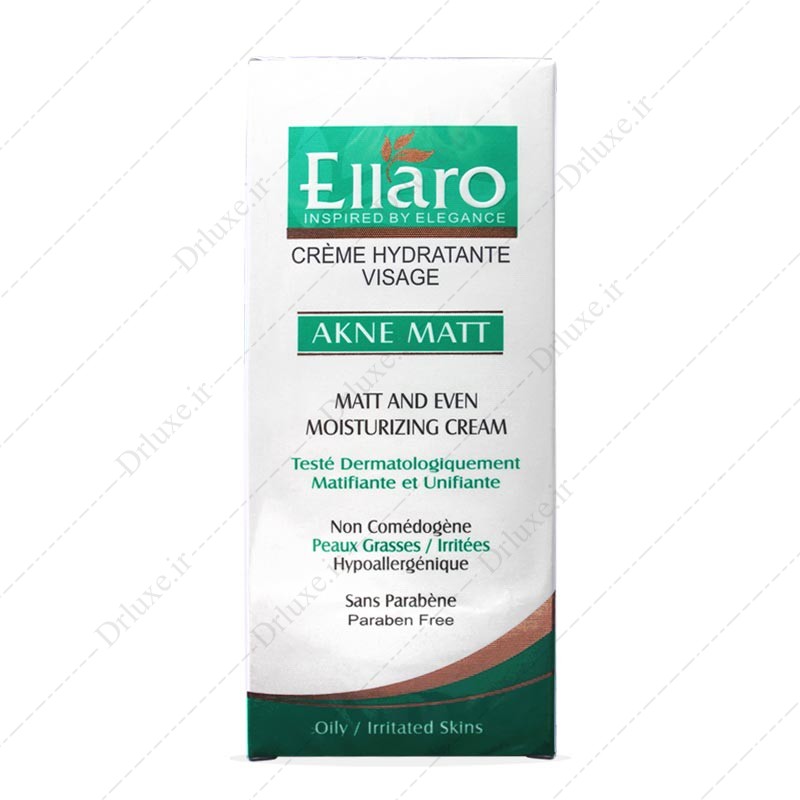 مشخصات، قیمت و خرید کرم مرطوب کننده آکنه مات الارو 40 میلی لیتر - دکتر لوکس