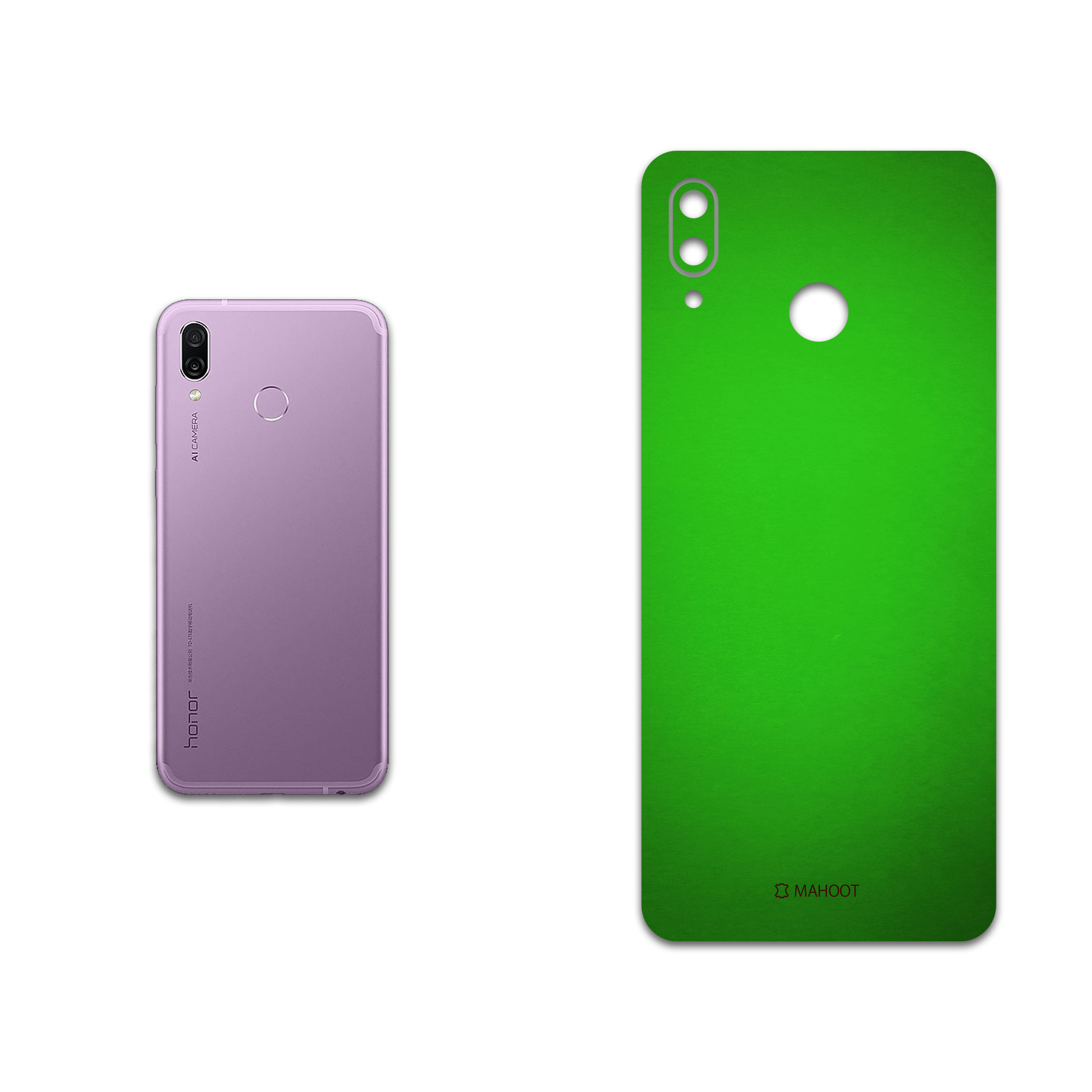 برچسب پوششی ماهوت مدل Metallic-Green مناسب برای گوشی موبایل آنر Play