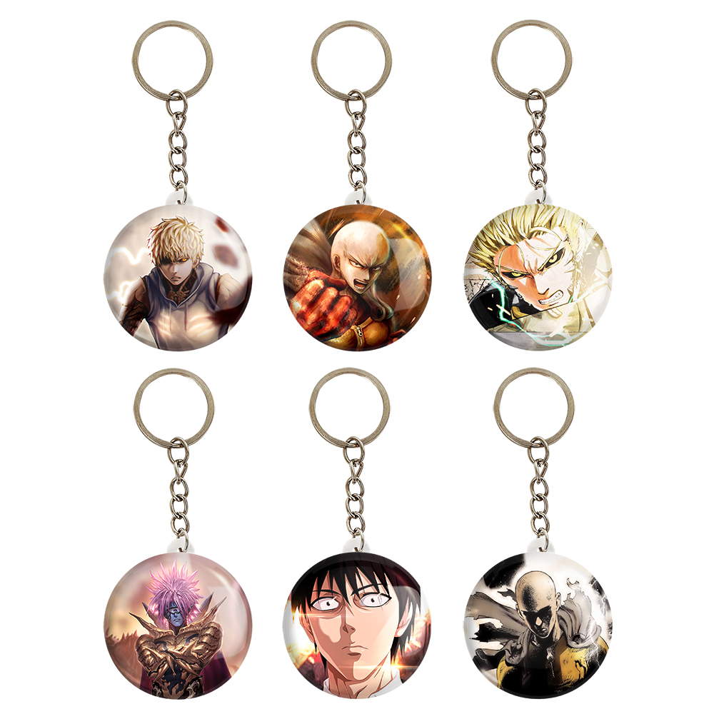 جاکلیدی خندالو مدل انیمه One Punch Man کد 447A مجموعه 6 عددی