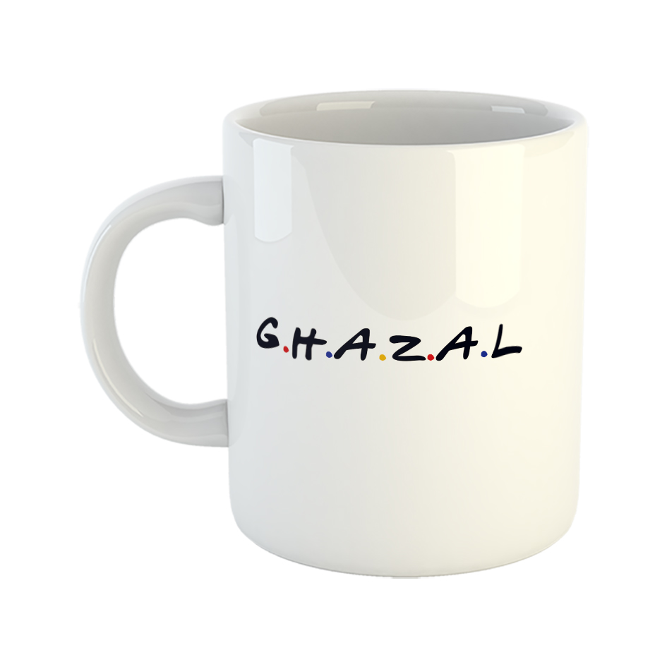 ماگ طرح friends مدل غزل