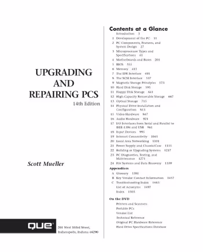 خرید و دانلود نسخه کامل کتاب Upgrading and Repairing PCs