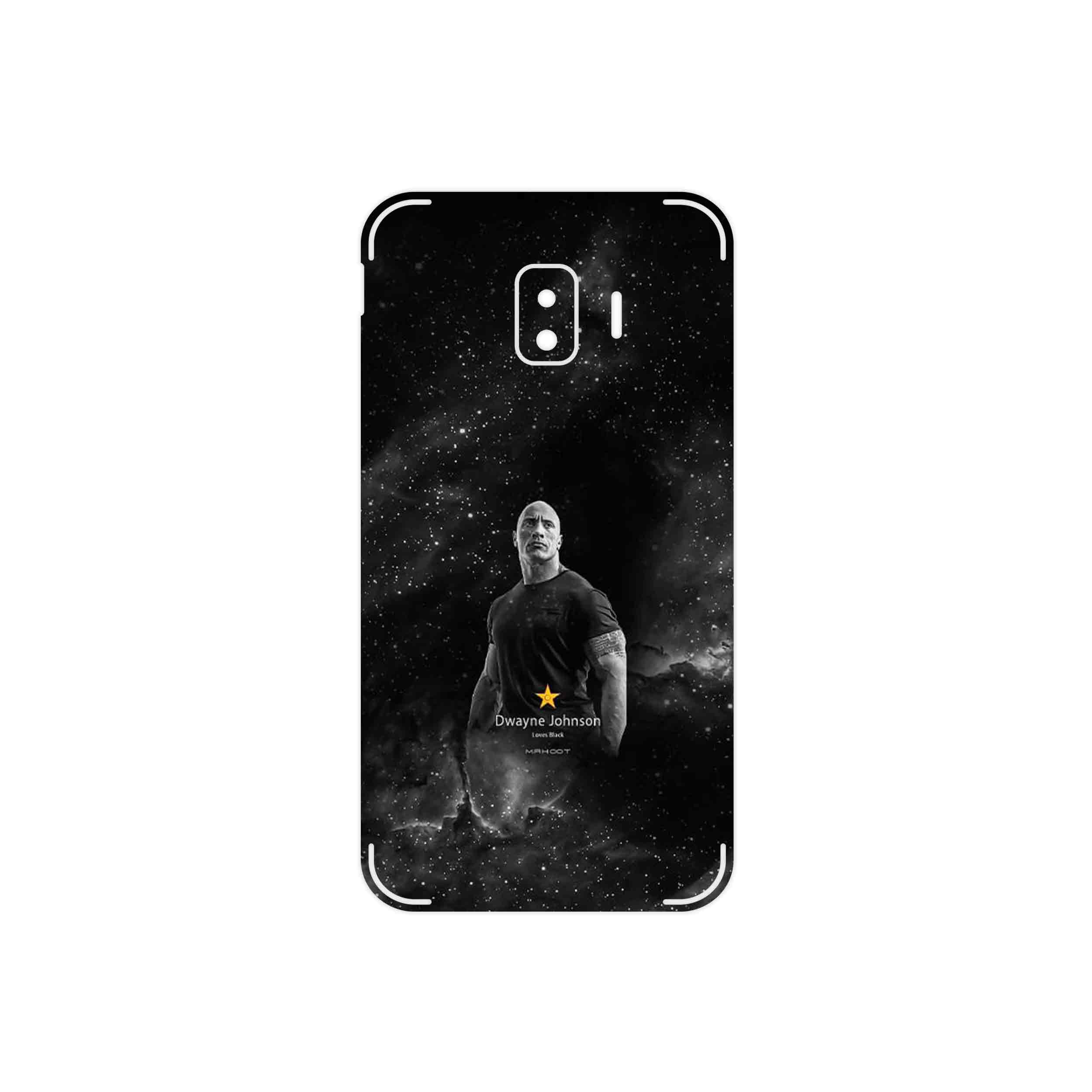 برچسب پوششی ماهوت مدل Dwayne Johnson مناسب برای گوشی موبایل سامسونگ Galaxy J2 Core