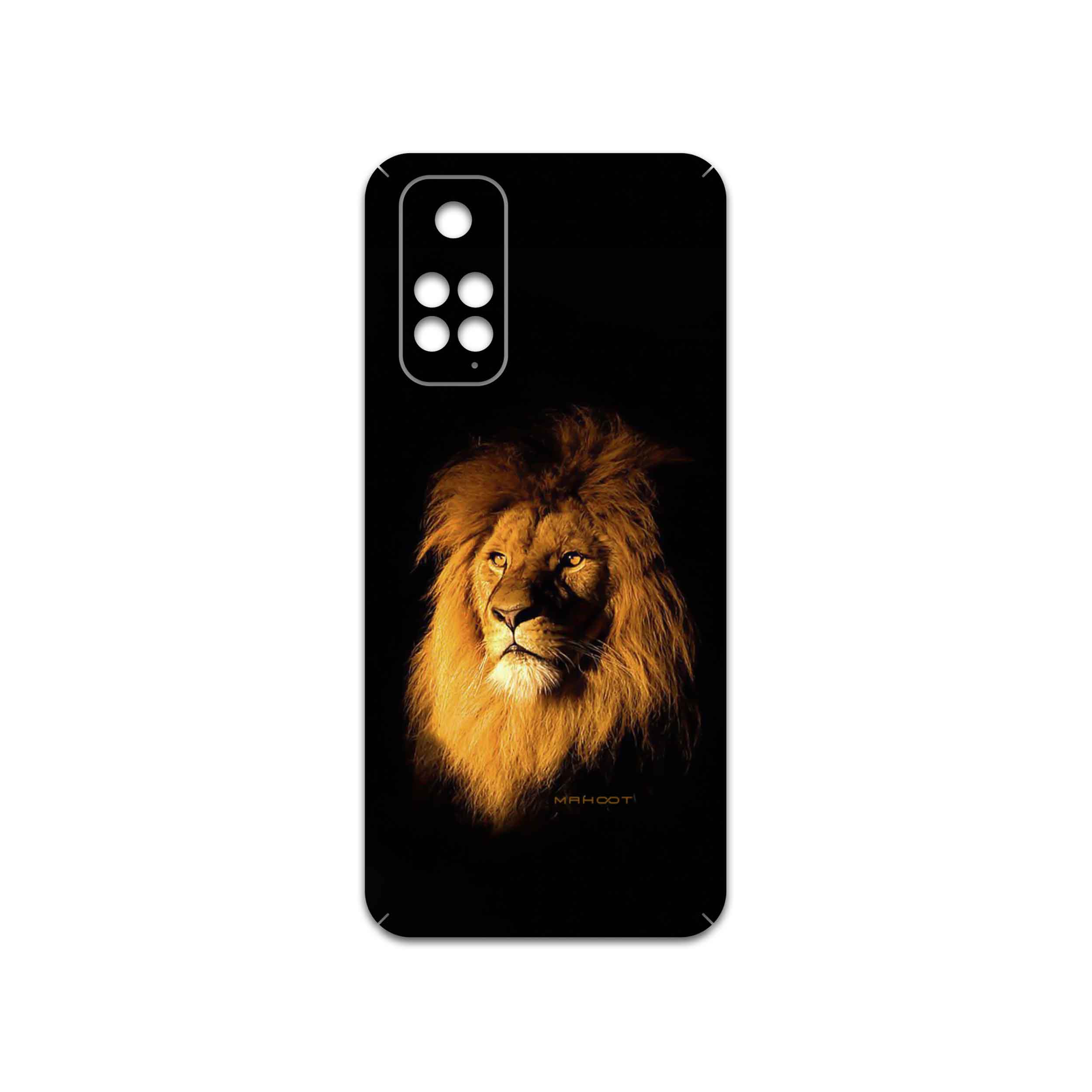 برچسب پوششی ماهوت مدل Lion مناسب برای گوشی موبایل شیائومی Redmi Note 11