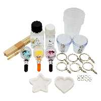 بسته کار با رزین اپوکسی فیلو باکس مدل جاکلیدی مجموعه 16 عددی