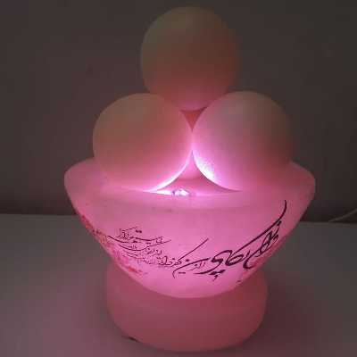 آباژور سنگ نمک مدل گوی کد 1407