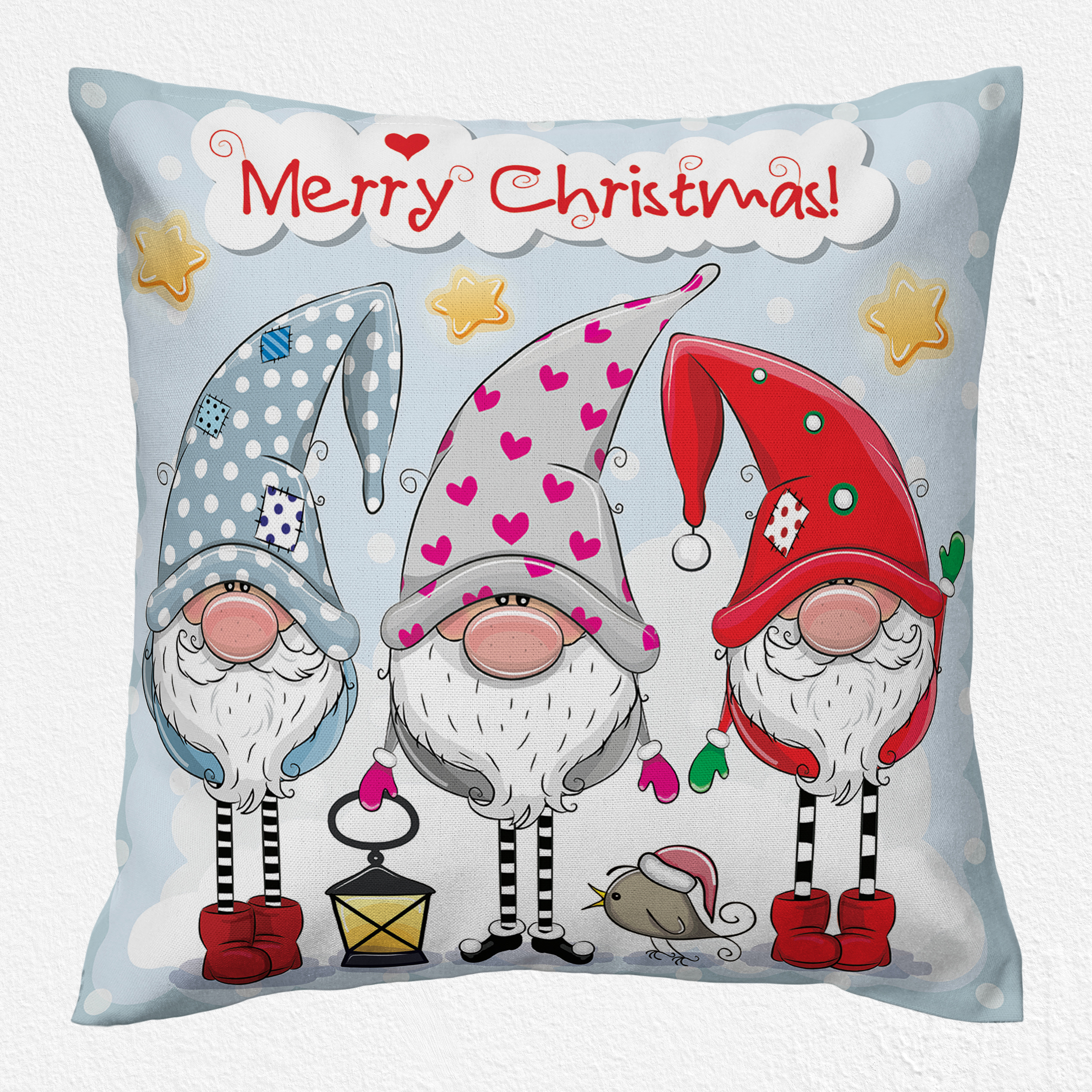 کاور کوسن مدل بابانوئل دورو طرح دار کد 10170