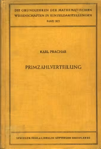 خرید و دانلود نسخه کامل کتاب Primzahlverteilung (Grundlehren der Mathematischen Wissenschaften 91)