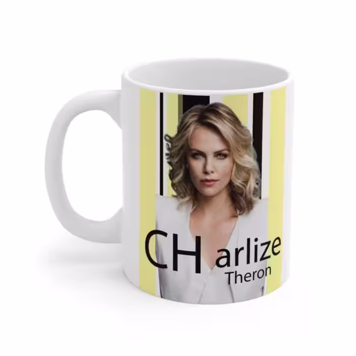 ماگ طرح شارلیز ترون Charlize Theron مدل NM1897