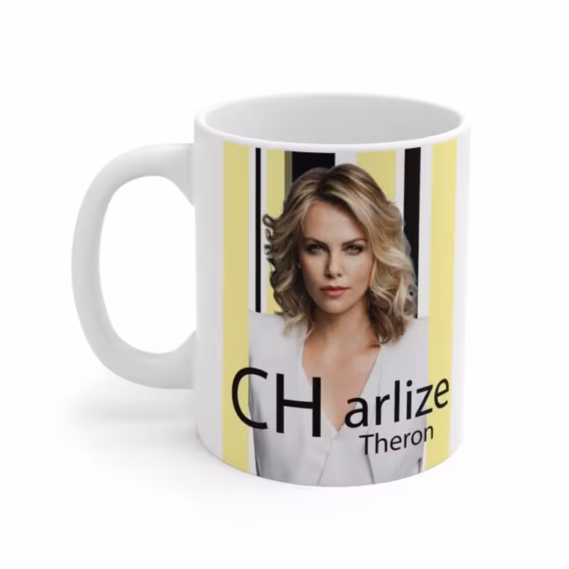 ماگ طرح شارلیز ترون Charlize Theron مدل NM1897