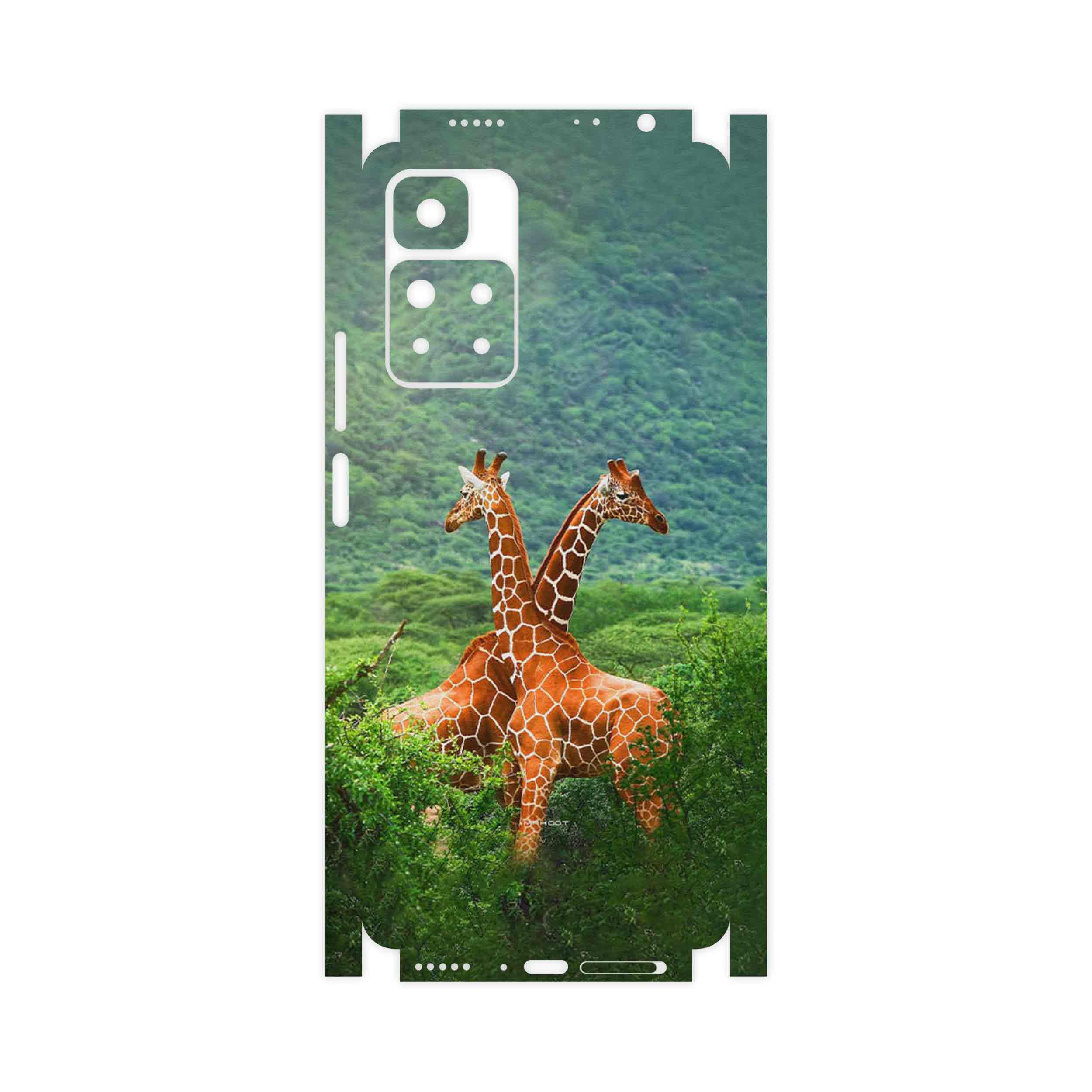 برچسب پوششی ماهوت مدل Giraffe-FullSkin مناسب برای گوشی موبایل شیائومی Redmi Note 11 Pro Plus 5G