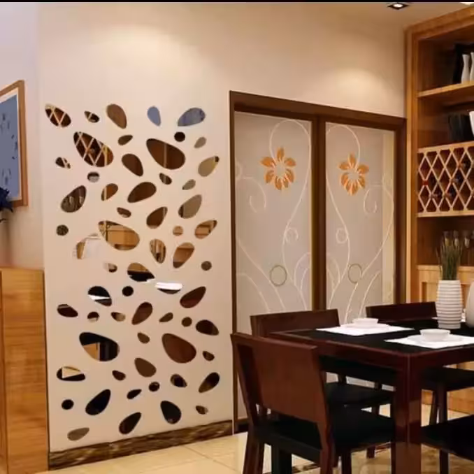 آینه دکوری مدل سنگ و رودخانه (ارسال رایگان) اینه دکوری