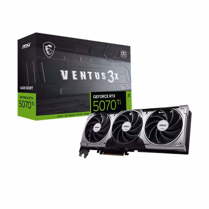 کارت گرافیک ام اس آی مدل GeForce RTX™ 5070 Ti 16G VENTUS 3X OC
