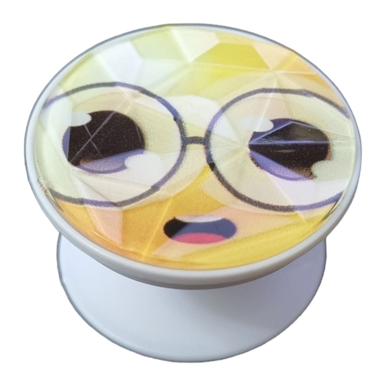 پایه نگهدارنده گوشی موبایل و تبلت پاپ سوکت طرح ایموجی مدل کریستالی