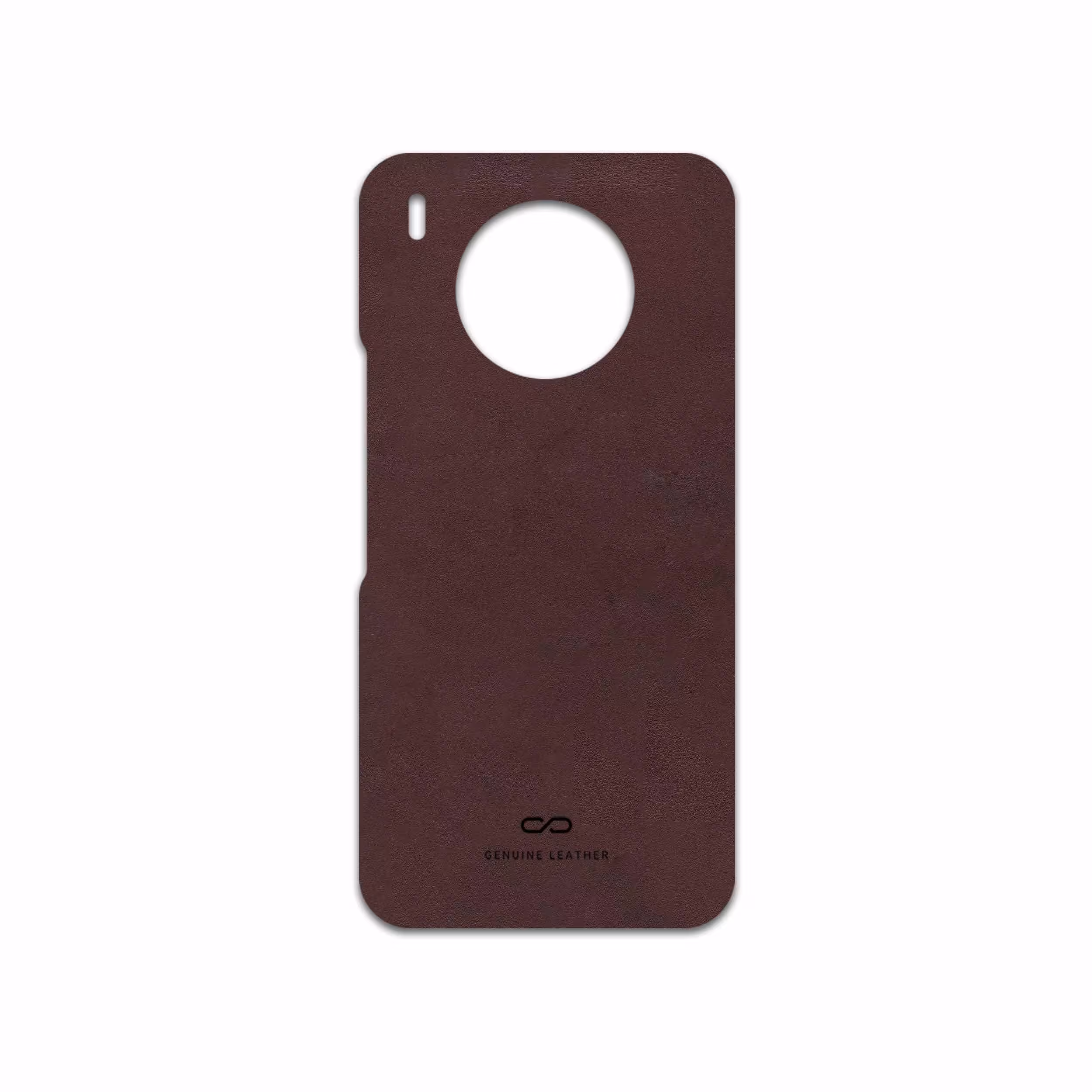 برچسب پوششی ماهوت مدل Matte-Dark-Brown-Leather مناسب برای گوشی موبایل هوآوی Nova 8i