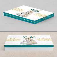 فایل لایه باز جعبه شیرینی | گرافیک با طعم تربچه