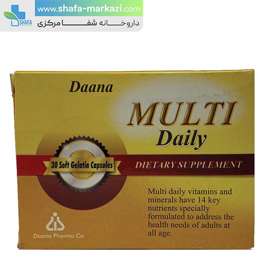 سافت ژل مولتی دیلی دانا | Daana multi daily