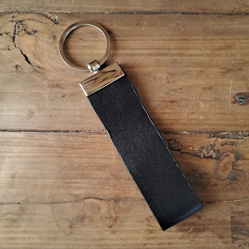 جاکلیدی چرم طبیعی گاوی مدل 337 رنگ مشکی