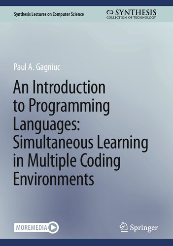 خرید و دانلود نسخه کامل کتاب An Introduction to Programming Languages: Simultaneous Learning in Multiple Coding Environments