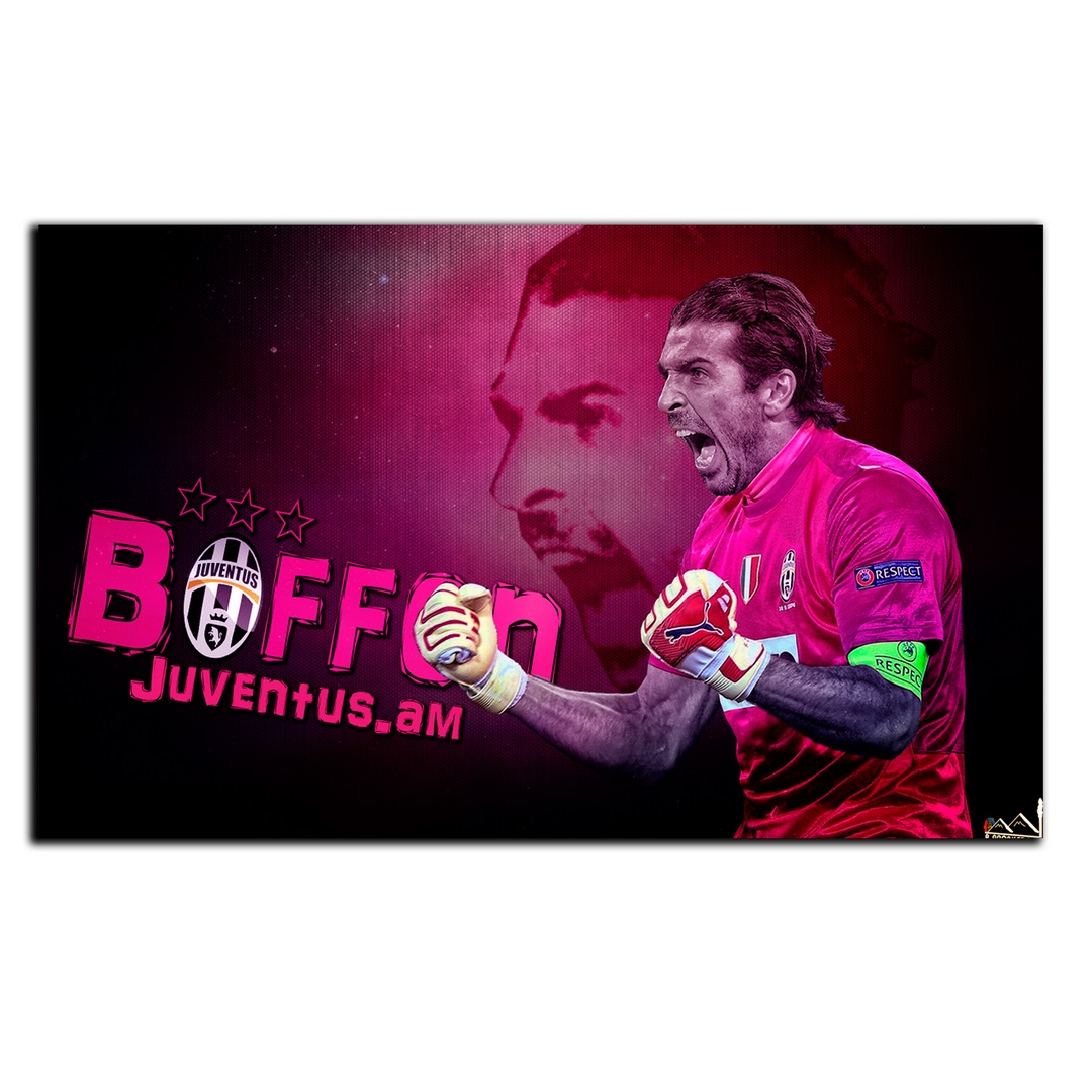 تابلو شاسی بکلیت طرح بازیکن فوتبال جانلوئیجی بوفون تیم یوونتوس مدل SH-S6646