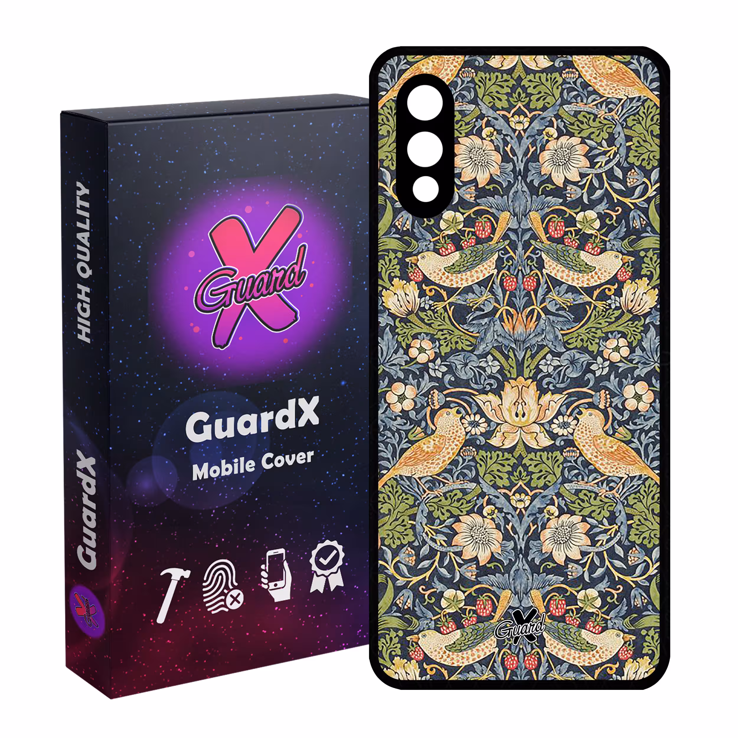 کاور گارد ایکس طرح سنتی مدل Glass10258 مناسب برای گوشی موبایل سامسونگ Galaxy A02 / M02