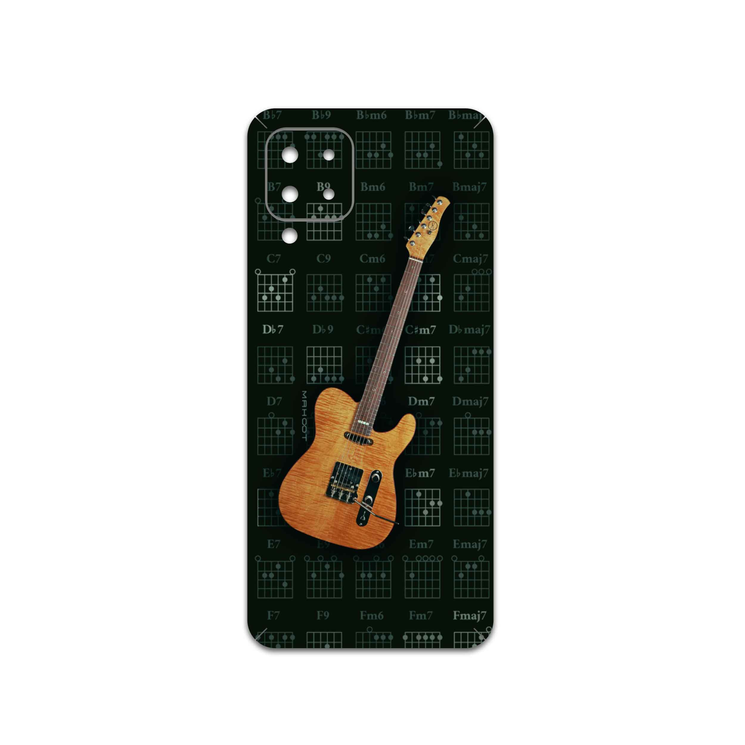 برچسب پوششی ماهوت مدل Guitar-Instrument مناسب برای گوشی موبایل سامسونگ Galaxy M22