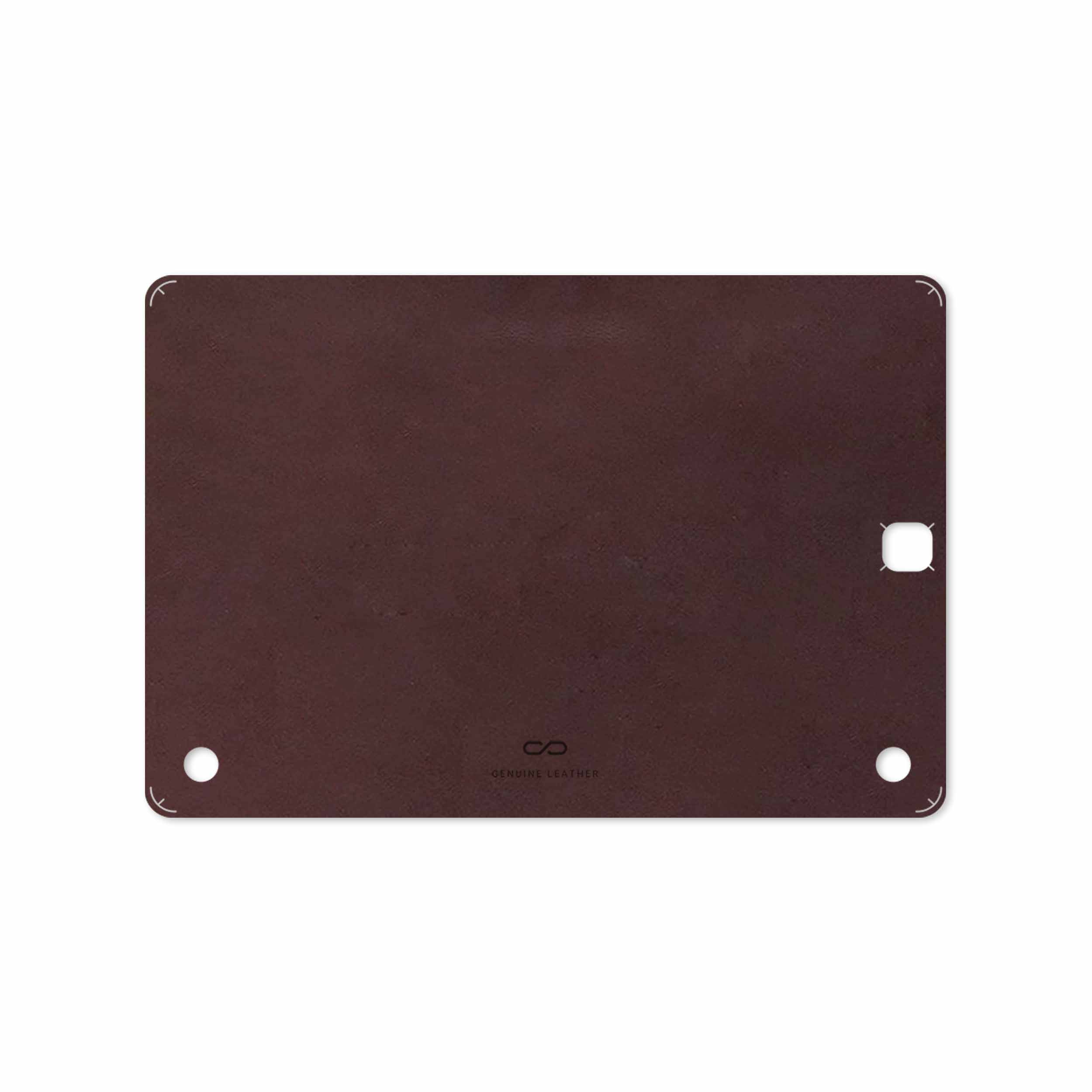برچسب پوششی ماهوت مدل Matte-Dark-Brown-Leather مناسب برای تبلت سامسونگ Galaxy Tab A 9.7 2015 T550